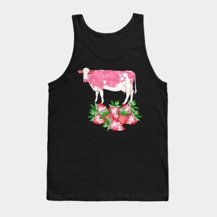 Strawberry Cow Tank Top